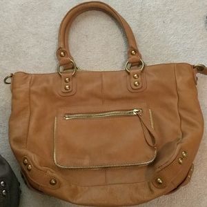 LINEA PELLE BUTTER LEATHER COGNAC BAG-NEVER USED!!
